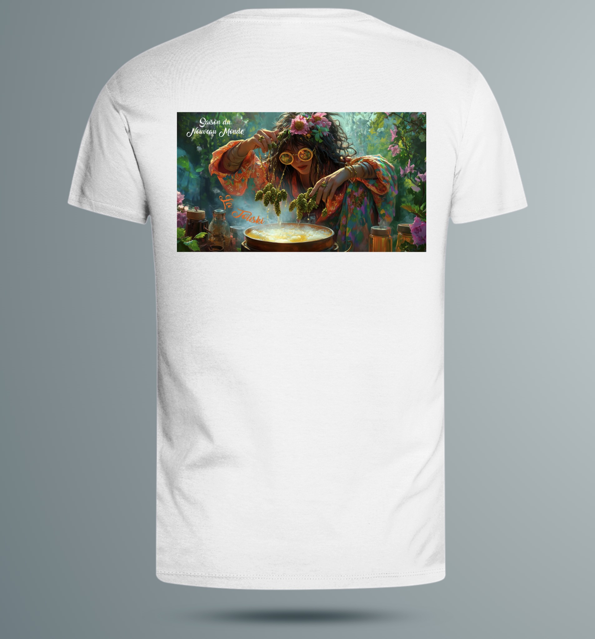 Tshirt Touski (Unisexe) Noir ou Blanc – Image 5